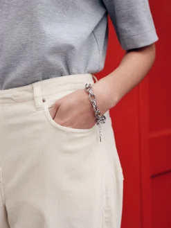 Next Cord Barrel Leg Trousers Ecru Outlet