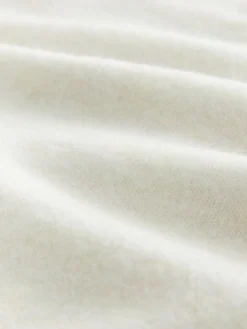 Next Ecru Crew Neck Knitted Jumper with Wool