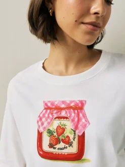 Next Ecru Jam Short Sleeve Pyjamas Discount