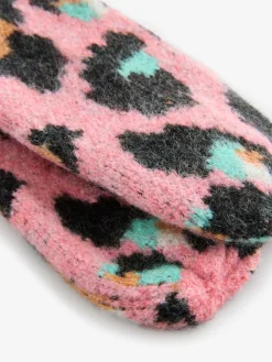 Eleanor Bowmer Checkerboard Lips Mittens Pink/Blue Discount