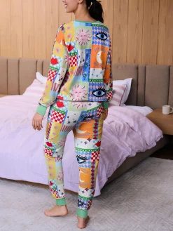 Eleanor Bowmer Pyjamas Multi Patchwork Discount