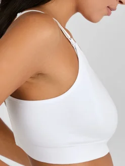 Jojo Maman Bébé Emma Jane Black and White 2-Pack Cotton Seamless Nursing Bras Best