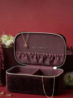 Estella Bartlett Red Mini Quilted Jewellery Box Hot