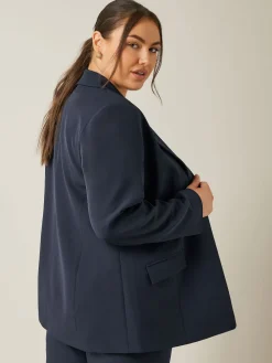 Evans Blue Edge To Edge Blazer Sale