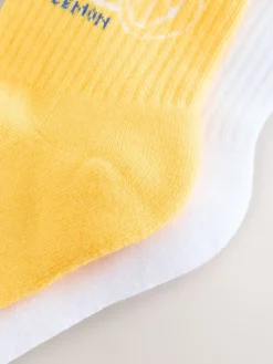 Next Fanta Lemon License Ribbed Ankle Socks 2 Pack Online