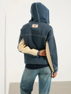 Fat Face FatFace Airlie Navy Zip Through Hoodie Discount