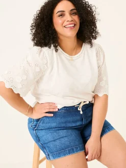 Fat Face FatFace Ashby Drawstring Shorts Dark Vintage Blue Online