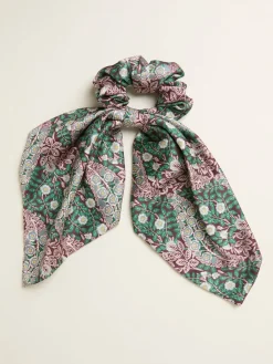 Fat Face FatFace Burgundy Red Japanese Rose Hair Tie Discount