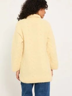 Fat Face FatFace Celia Knitted Roll Neck Jumper Yellow Online