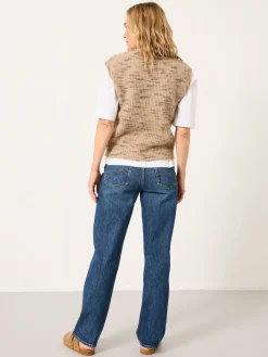 Fat Face FatFace Filby Relaxed Straight Jeans Blue Denim Sale