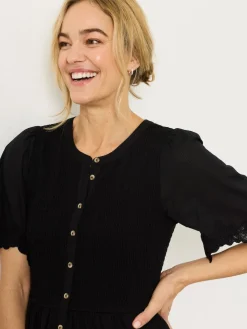 Fat Face FatFace Fleur Jersey Midi Dress Black