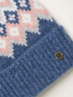 Fat Face FatFace Frankie Grey Beanie New