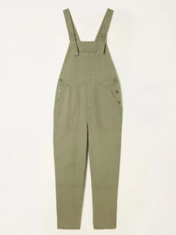 Fat Face FatFace Freja Khaki Green Dungarees New