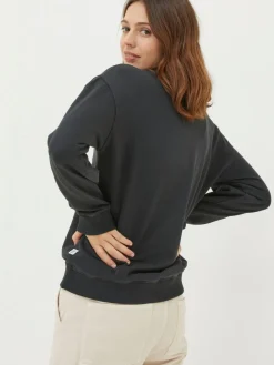 Fat Face FatFace Georgia Black Crew Sweatshirt Best