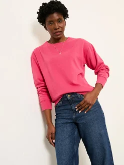Fat Face FatFace Georgia Crew Sweatshirt Fushsia Pink Online
