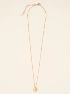 Fat Face FatFace Gold Tone Alphabet Necklace Online