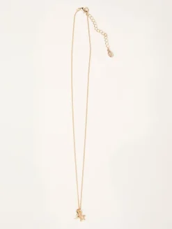 Fat Face FatFace Gold Tone Star and Moon Necklace Clearance