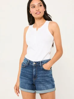 Fat Face FatFace Harlyn Harlyn Denim Shorts Dark Vintage Blue Best