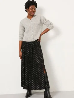 Fat Face FatFace Harper Black Midi Skirt Best