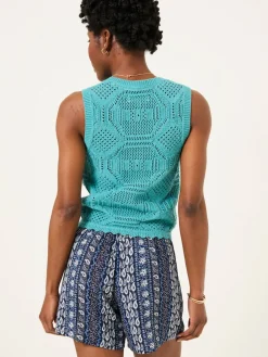 Fat Face FatFace Indigo Blue Paisley Flippy Shorts