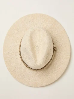 Fat Face FatFace Ivory Sparkle Fedora Hat Online