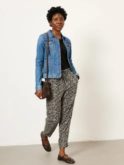 Fat Face FatFace Jenny Black Top New