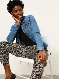 Fat Face FatFace Jenny Black Top New