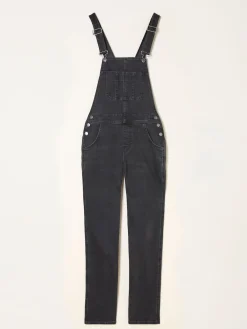Fat Face FatFace Lewes Dungarees Washed Black Discount