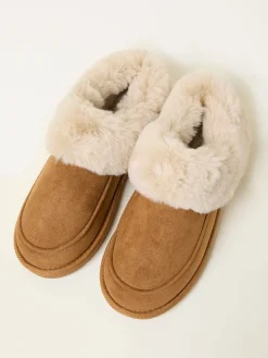 Fat Face FatFace Lizzie Taupe Boot Slipper Hot