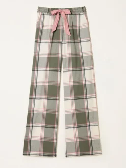Fat Face FatFace Lola Green Check Pyjama Bottoms Online