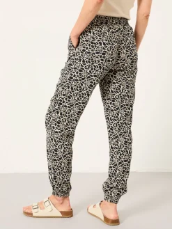 Fat Face FatFace Lyme Black Shibori Cuffed Joggers Hot