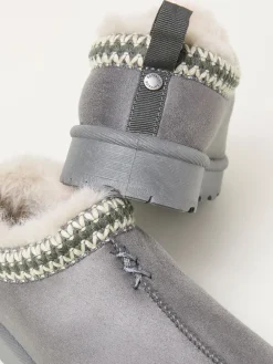 Fat Face FatFace Lyra Mule Slipper Dark Grey Online