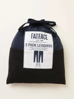 Fat Face FatFace Meribel Black & Navy 2 Pack Leggings