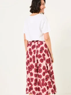 Fat Face FatFace Millie Multi Poppies Midi Skirt Online