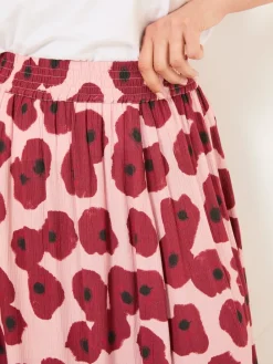 Fat Face FatFace Millie Multi Poppies Midi Skirt Online