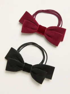 Fat Face FatFace Multi 2 Pack Bow Hair Ties Sale