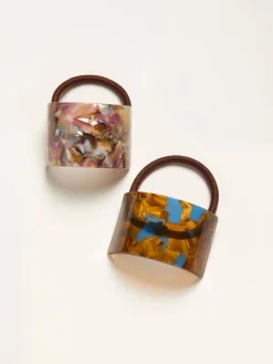 Fat Face FatFace Multi 2 Pack Resin Cuff Hair Ties Outlet