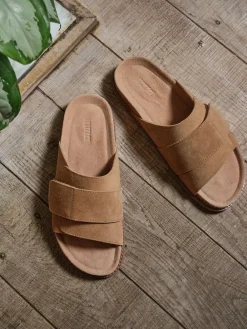 Fat Face FatFace Natural Wrapped Open Toe House Shoe Clearance