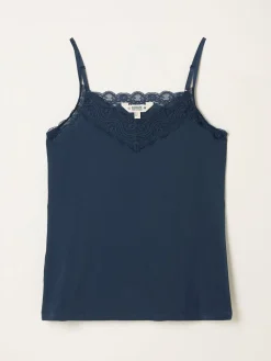 Fat Face FatFace Lace Vest Navy New