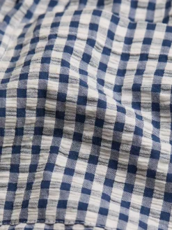 Fat Face FatFace Nell Navy Gingham Shorts Discount