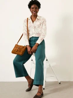 Fat Face FatFace Olivia Ivory Cherries Shirt Best