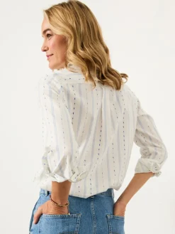 Fat Face FatFace Olivia Ivory Shirt New