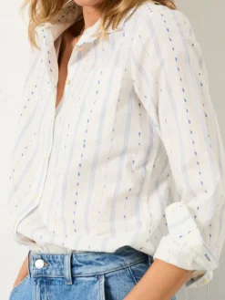 Fat Face FatFace Olivia Ivory Shirt New