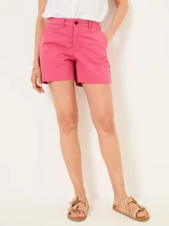 Fat Face FatFace Padstow Dark Pink Chino Shorts Discount