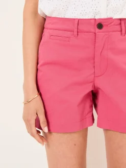 Fat Face FatFace Padstow Dark Pink Chino Shorts Discount