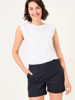 Fat Face FatFace Padstow Navy Chino Shorts Online