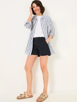 Fat Face FatFace Padstow Navy Chino Shorts Online