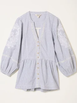 Fat Face FatFace Rosalie Ivory Embroidered Blouse Outlet