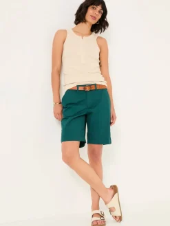 Fat Face FatFace Sandown Chino Shorts Teal Blue