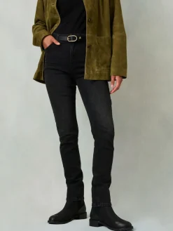 Fat Face FatFace Shenley Slim Jeans Washed Black Discount